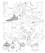 coloring page Clothing of the Renaissance